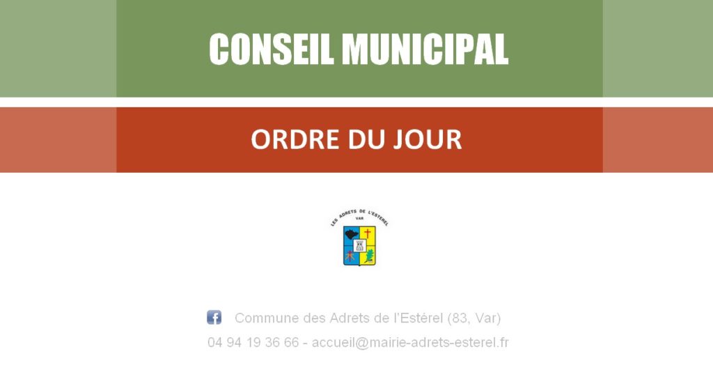 25/04/2024 – Conseil municipal