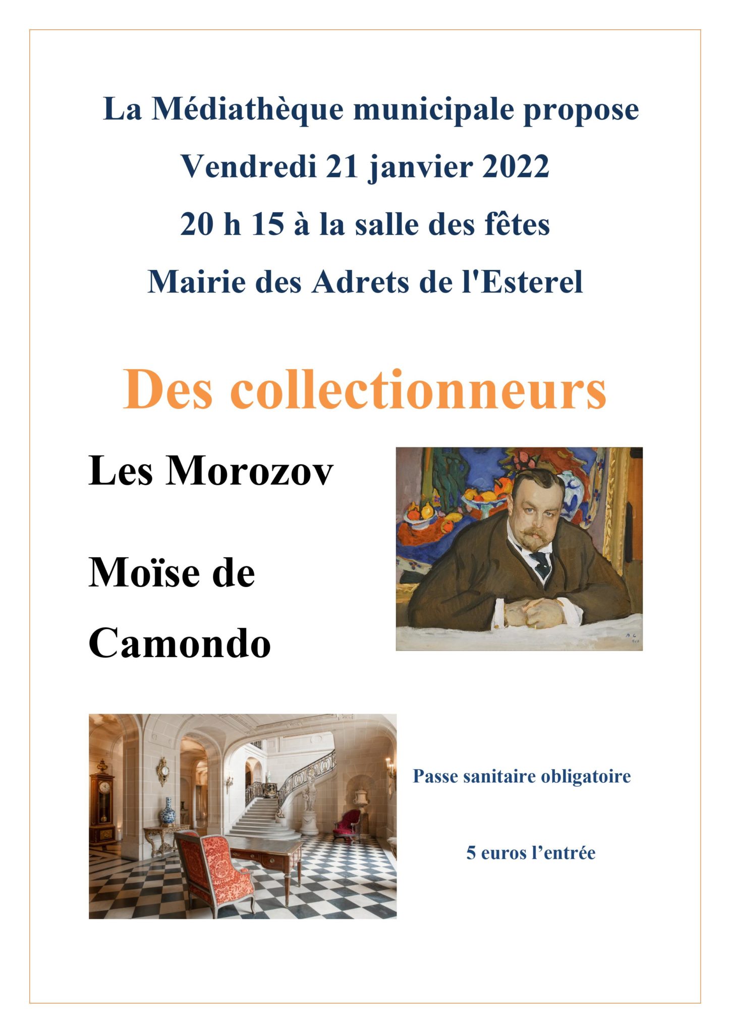 Conférence Perles de Culture – Des collectionneurs – Les Morozov Moïse de Camondo