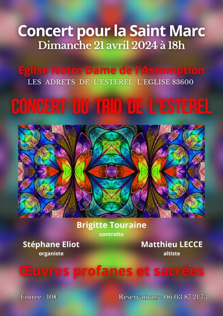 21/04/2024 – Concert d’oeuvres profanes [Week-end de la St Marc]