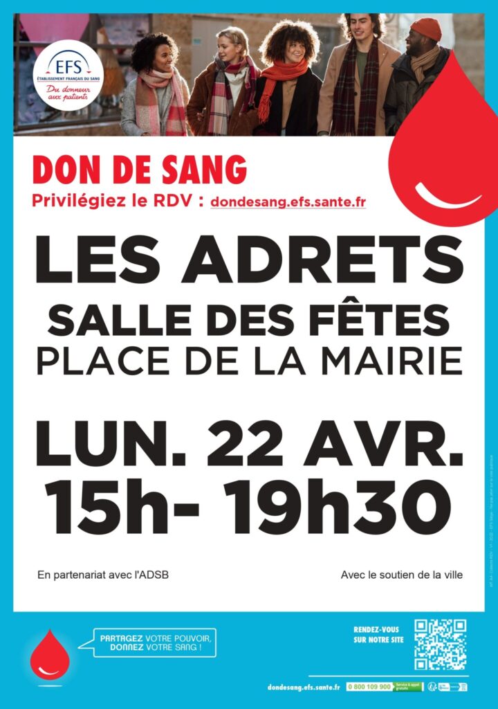 22/04/24 – Don du Sang