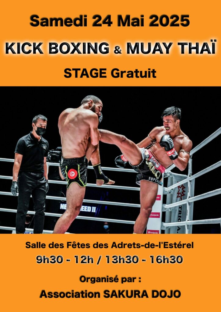 24/05/2025 – Stage gratuit de Kick Boxing et Muay Thaï